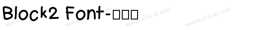 Block2 Font字体转换